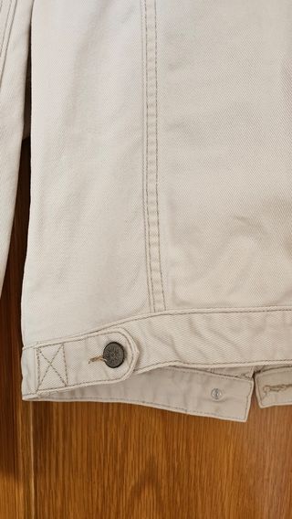 Cazadora vaquera beige