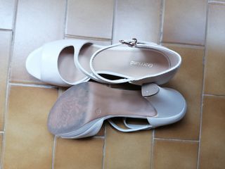 Sandalia de tacón mujer