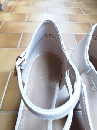 Sandalia de tacón mujer