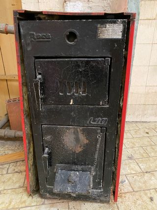 Caldera a leña Roca + 6 radiadores