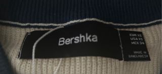 Chaleco Bershka beige talla XS