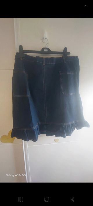 Falda vaquera azul - Talla única 