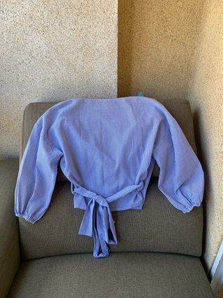 Blusa cruzada de Oysho