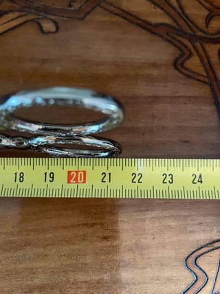 Pinza da Servizio in Metallo Argentato Art Déco