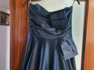 Vestido fiesta azul marino