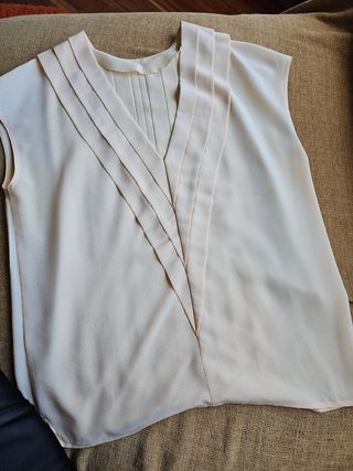 Blusa beige mujer - Talla única
