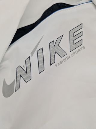 Chaqueta vintage Nike blanco-negro