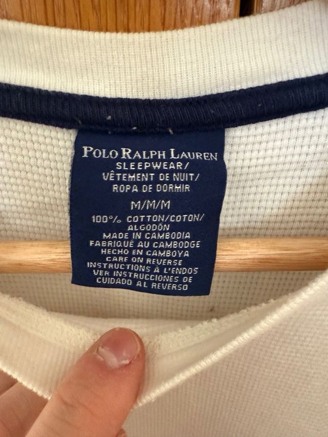 Camiseta Ralph Lauren blanca