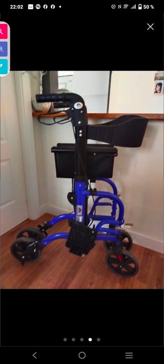 Andador con Asiento Plegable