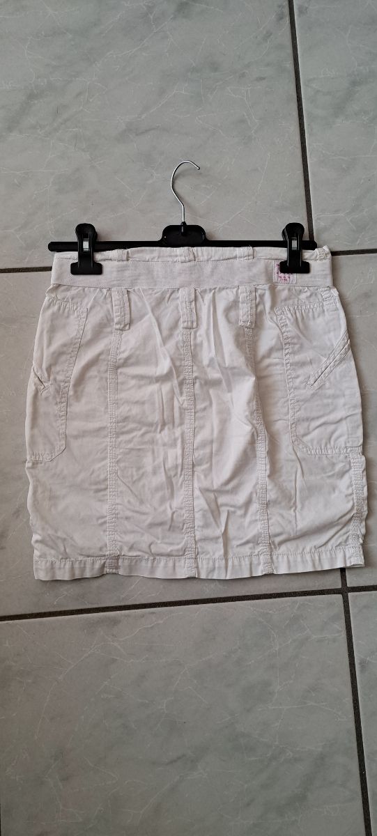 Mini gonna bianca Pepe Jeans