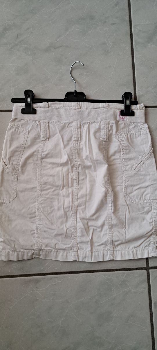 Mini gonna bianca Pepe Jeans