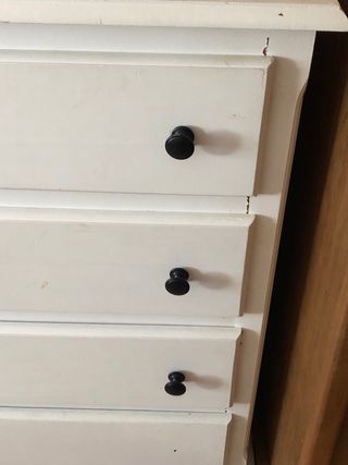 Cajonera blanca madera - 4 cajones Precio 68€