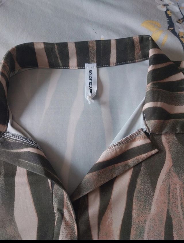 Vestido cebra talla L