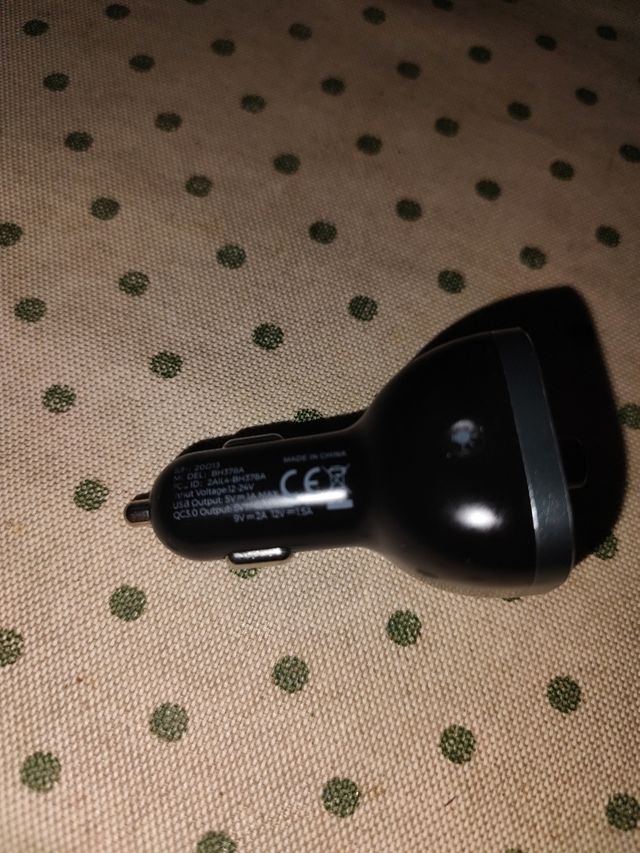 Cargador coche QC3.0 USB