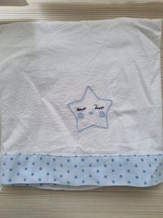 Sábana minicuna bebé, estrellas