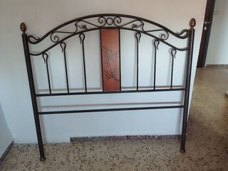 Cabecero cama matrimonio hierro forja