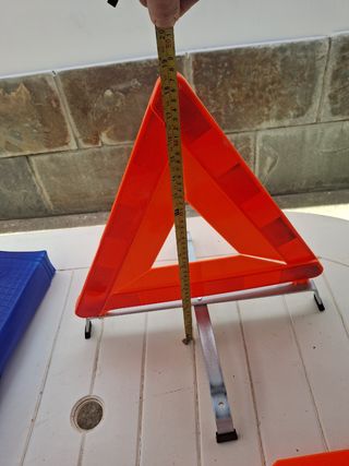 Triángulos emergencia reflectantes