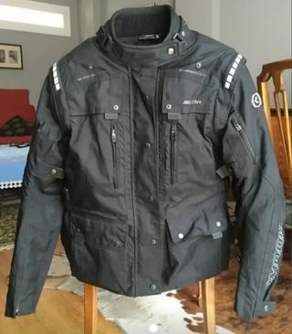 Chaqueta moto SMOK negra