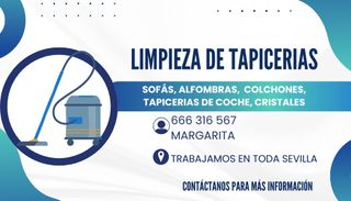 Limpieza tapicerías a domicilio