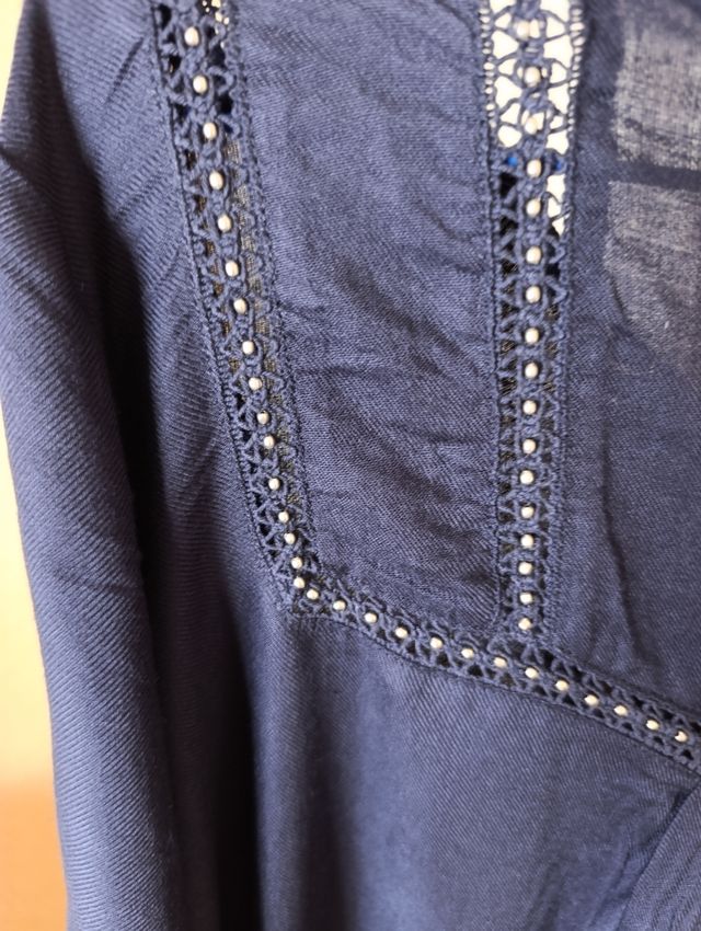 Vestido Milano azul marino mujer