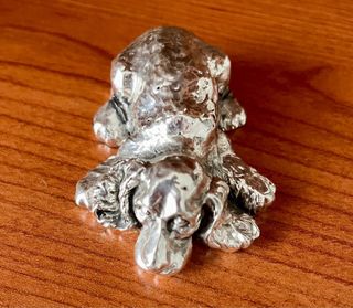 Mini Scultura Cane Argento 925