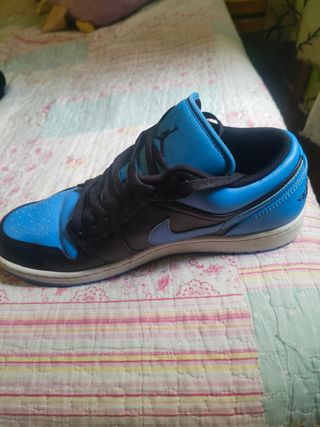 Zapatillas Jordan 1 Low - Azul/Negro - EU 45