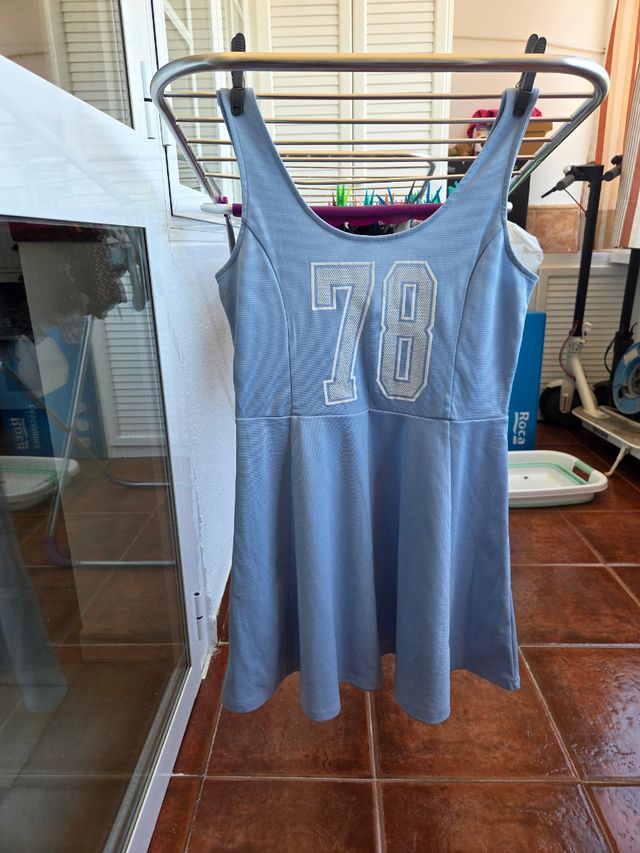 Vestido azul playa - Talla única