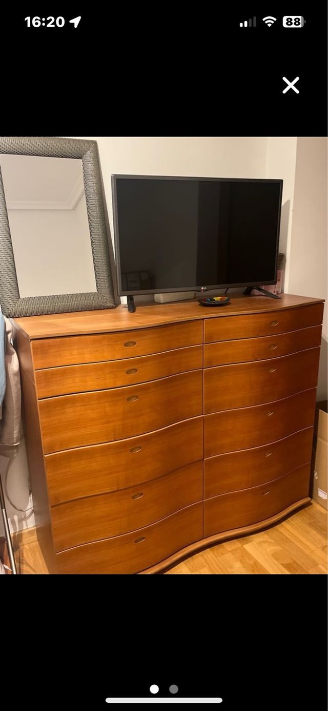 Sinfonier madera 12 cajones