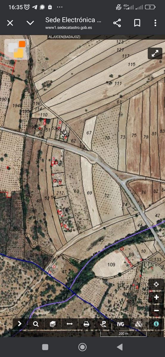 Terreno rústico Aljucén (Mérida)