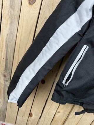 CHAQUETA T-L DE MOTO GREX ROJO/NEGRO