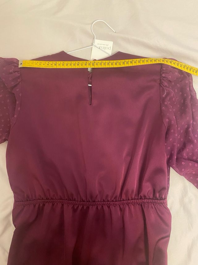 Vestido midi morado - invitada