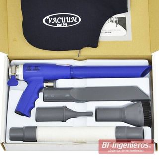 Aspirador soplador neumático de taller.