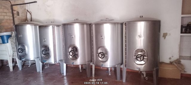 Barriles acero inox 500l