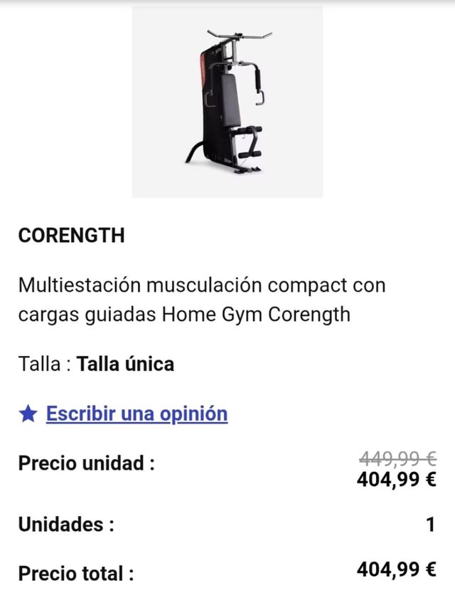 Máquina musculación multifunción