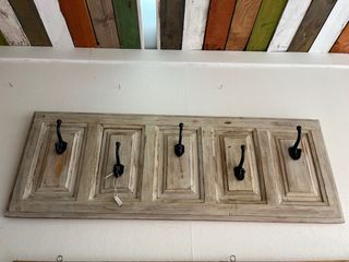 Colgador Pared Vintage 5 Ganchos