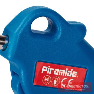 Pistola sopladora neumática con boquilla larga. 290 mm.