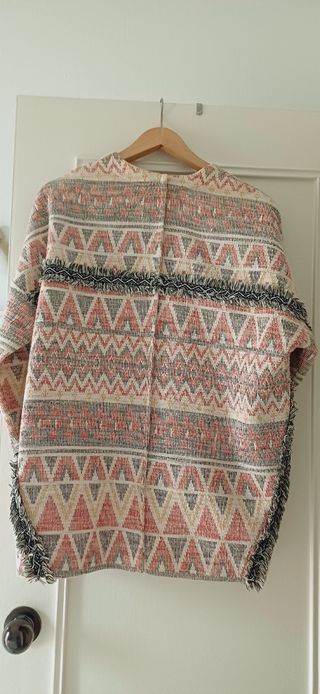 Chaqueta Bimba y Lola-Beige y Rosa