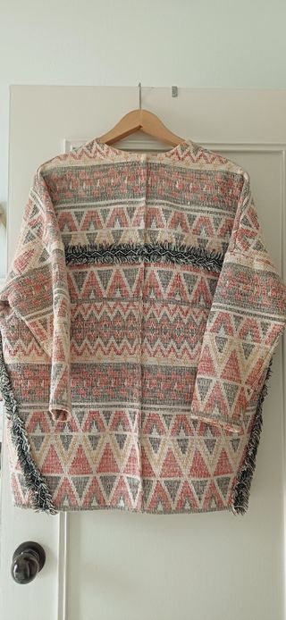 Chaqueta Bimba y Lola-Beige y Rosa