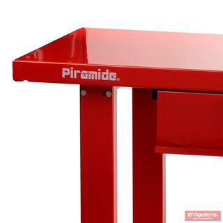 Banco de trabajo profesional de acero con 3 cajones | 200 x 64 x 85 cm.| 81 Kg.