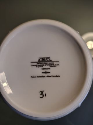 Juego de café porcelana fina