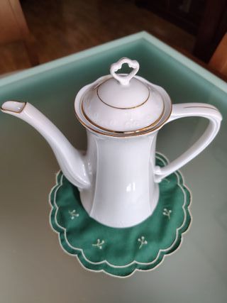 Juego de café porcelana fina