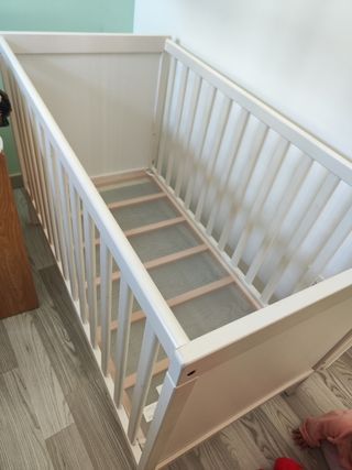 Cuna bebé madera - blanco