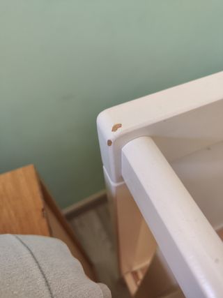 Cuna bebé madera - blanco