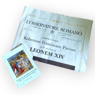 Libretto Messa Papa Leone XIV + L'Osservatore Roma