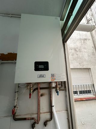 montaje calderas de condensación. 