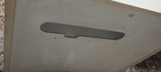 Vitrina blanca madera-cristal