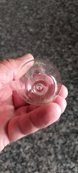 Gatto vetro vintage 10cm