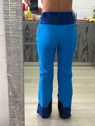 Pantalones esquí mujer azules. usados.