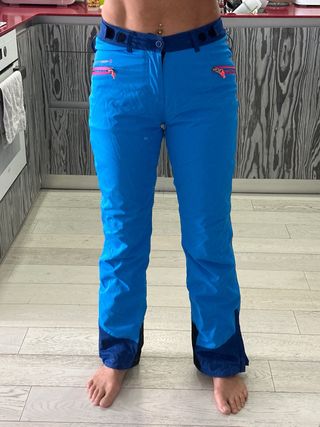 Pantalones esquí mujer azules. usados.