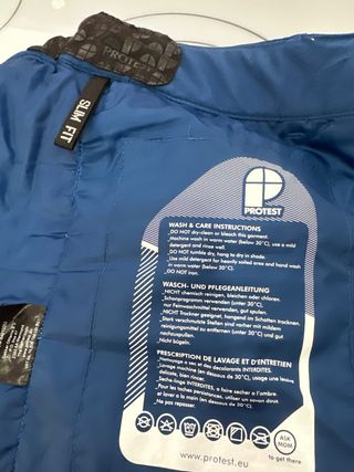 Pantalones esquí mujer azules. usados.